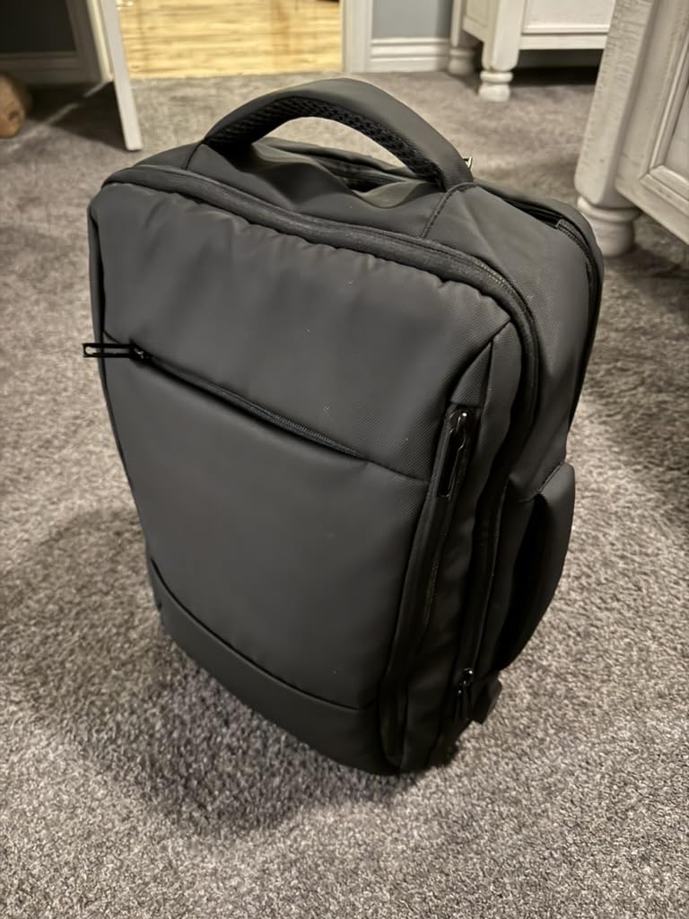 Review of Travel Inspira Airback Backpack for Travel, 60L Expandable Vacuum Backpack with Electric Vacuum Pump, Airplane Water Resistant and TSA Anti-Theft Vacuum Seal Compression Air-Seal Bag for Travel, Gray by Derek