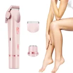 Electric Razors for Women 2 in 1 Bikini Trimmer Face Shavers Hair Removal for Underarms Legs Ladies Body Trimmer IPX7 Waterproof