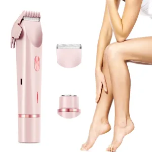 Electric Razors for Women 2 in 1 Bikini Trimmer Face Shavers Hair Removal for Underarms Legs Ladies Body Trimmer IPX7 Waterproof