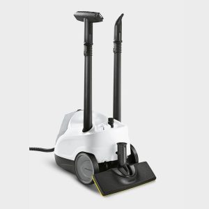 Kärcher Steam Cleaner SC 4 EasyFix, steam pressure: 3.5 bar, heating time: 4 min, power: 2000 W, surface power: 100 m², 2-tank system: 0.5 l+0.8 l, with floor cleaning set EasyFix, nozzles and covers