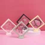 10pcs PE Film Suspended Jewelry Storage Box, Transparent, Moisture-proof, Sealed and Oxidation Resistant Display Box, Suitable for Small Jewelry Such As Necklaces, Rings, Bracelets, Etc., Reusable