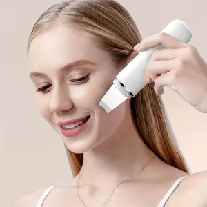 Home Use Facial Pore Cleaner Deep Cleansing Peeling Skin Scrubber Face Spatula, Skin Spatula Cleanser, Skin Spatula for Face, Facial Spatula Cleansing Electric Pore Cleanser Skin Shovel Machine