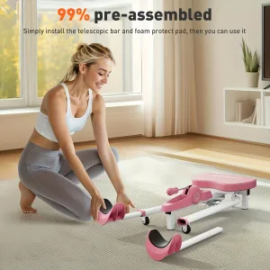 330LBS Compact Stepper, Split Machine/Adjustable Leg Stretcher Machine For Flexibility Training, Leg Stretching, Body Stretching, Fitness Workout, 6 Levels, Perfect For Adults Or Teens