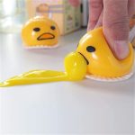 Puking Ball, Yellow Vomiting Egg Yolk Stress Ball, Stress Relief Fidget Toys