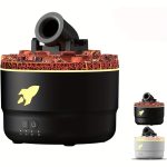Cannon Blast Humidifier - Quiet Ultrasonic Diffuser with 7 Color Options, Atomized Steam Dispenser for Home & Bedroom, 110V/220V, 33.81oz Tank Capacity, US Plug, Bedroom Humidifier | Modern Humidifier Design | Ultrasonic Humidifier