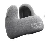 EVERYTHINK Neck Protector Noise Reduction Pillow Soundproof U-shaped Pillow For Travel Business Trip Airplane