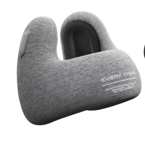 EVERYTHINK Neck Protector Noise Reduction Pillow Soundproof U-shaped Pillow For Travel Business Trip Airplane