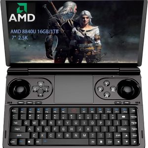 GPD Win Mini 2025 Handheld Game Console, 7" Touchscreen Gaming PC Mini Laptop Gamepad UMPC Win11 [AMD Ryzen 7 8840U 16GB RAM/1TB M.2 NVMe SSD]