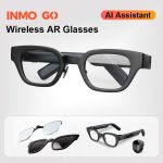 INMO GO Smart Wireless AR Glasses AI Assistant Magnetic Sunglasses Myopia Frame