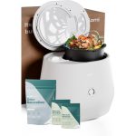 Lomi 1 Bundle – 3L, Electric Composter + 90 Cycles Pods + 45 Cycles Filters, World’s First Smart Waste Kitchen Bin That Turns Waste into Natural Fertilizer with a Single Button, Indoor Compost Bin