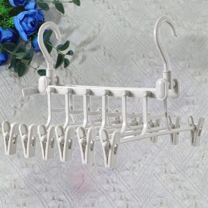 Multifunctional Pants Hangers Space Saving: 2Pack Skirt Hangers Closet Multiple Layers Multifunctional Uses Rack Organizer for Trousers Scarves Slack