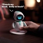 ENERGIZE LAB Eilik – Cute Robot Pets for Kids and Adults, Your Perfect Interactive Companion at Home or Workspace. Unique Gifts for Girls & Boys. (Blue Combination)