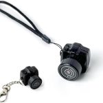 Gugxiom Mini Keychain Camera, 0.98 inch Mini Thumb Camera, Micro Mini DV DVR Camera Camcorder Keychain, 75mAh Battery, for Students, Kids