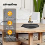 Levitating Display Stand,Magnetic Floating Display with Stand for Toys,Figures,Miniatures,360 Degree Automatic Rotating Stand,Levitating Decor for Home & Office,Birthday Gift,Christmas Gift,Futuristic Gadgets,Black