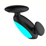 Bathroom Vanity Faucet with Pull Out Sprayer Hot and Cold Water Sink Faucet LED Ambient Light Single Handle Modern Bathroom Basin Copper Faucet, Rotating Bathroom FaucetBlack,with led