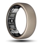 Amazfit Helio Smart Ring Health Tracker, Fitness Tracker Ring, No Subscription, Monitors Sleep, Heart Rate & Stress, Titanium Alloy, Fast 1.4-Hr Charging, Swim/Shower Water-Resistant (Size 10)