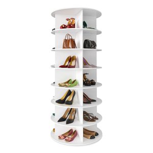 SpaceAid 7 Tier Rotating Shoe Rack Tower